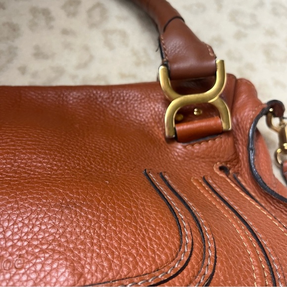 Chloe Marcie Medium Leather Satchel - Picture 6 of 13